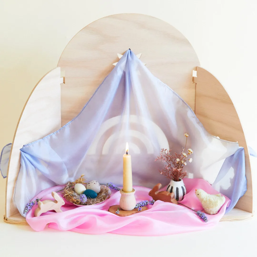 Sarah's Silks Nature Table Displays-April's Nature Table