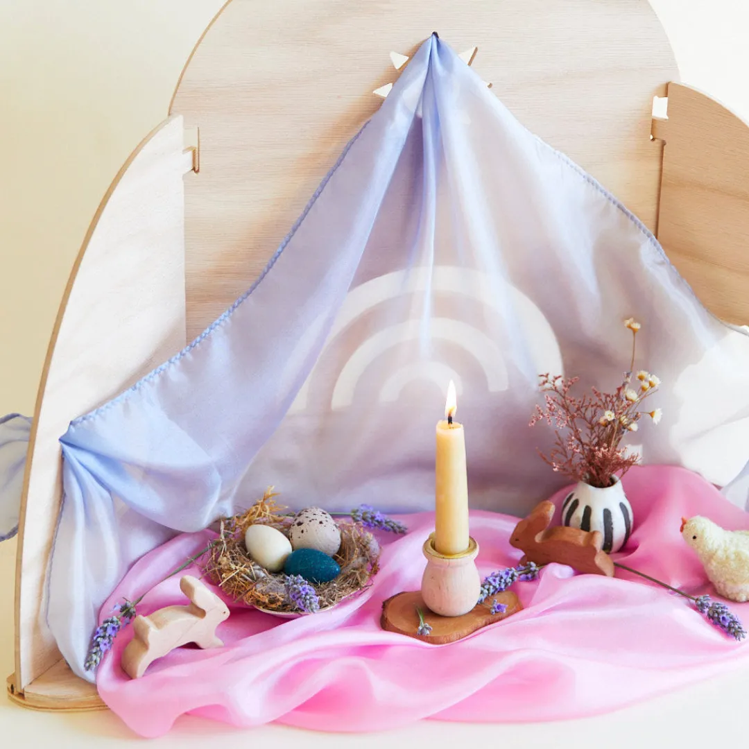 Sarah's Silks Nature Table Displays-April's Nature Table