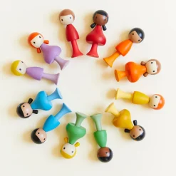 Sarah's Silks Clicques Handmade Wooden Dolls-Charles