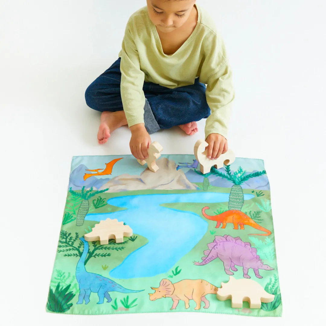 Sarah's Silks Playmaps-Dinosaur Playmap
