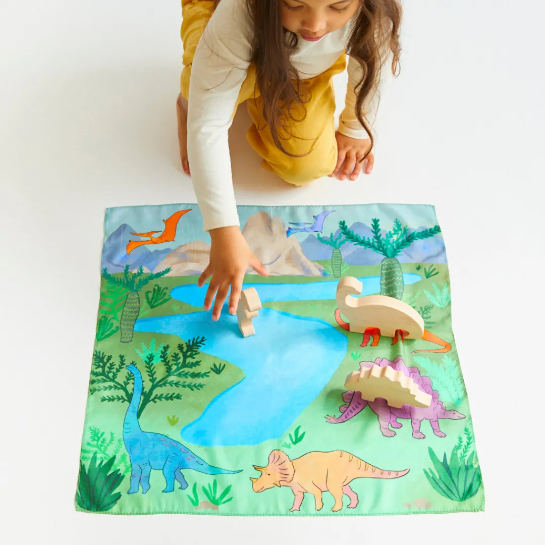 Sarah's Silks Playmaps-Dinosaur Playmap