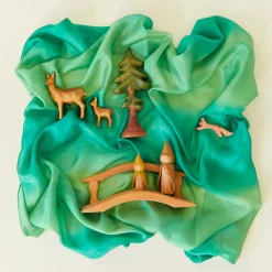 Sarah's Silks Earth Playsilks-Forest Playsilk