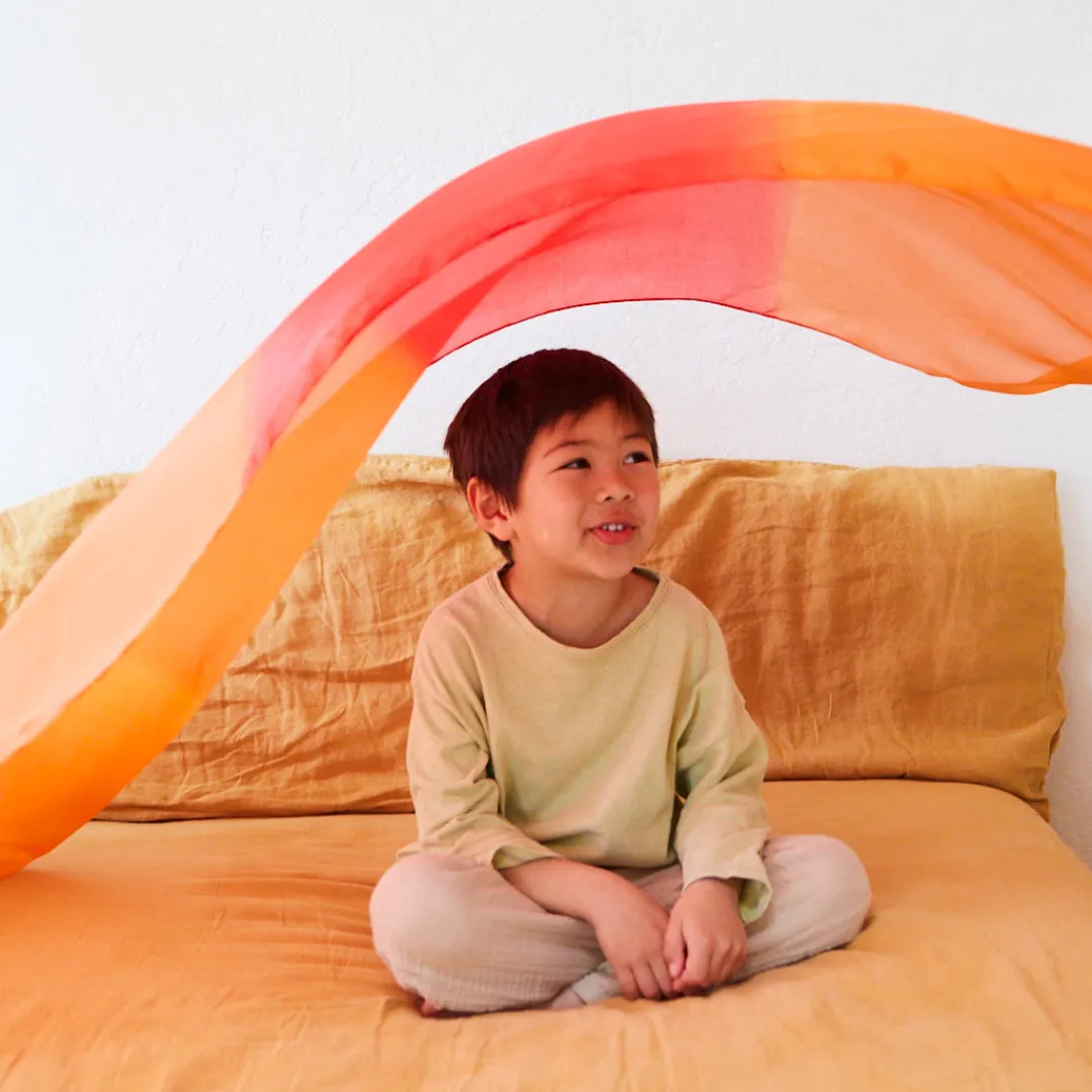 Sarah's Silks Giant Playsilks-Giant Fire Playsilk