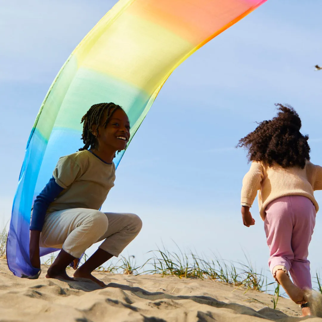 Sarah's Silks Giant Playsilks|Rainbow Party-Giant Rainbow Playsilk