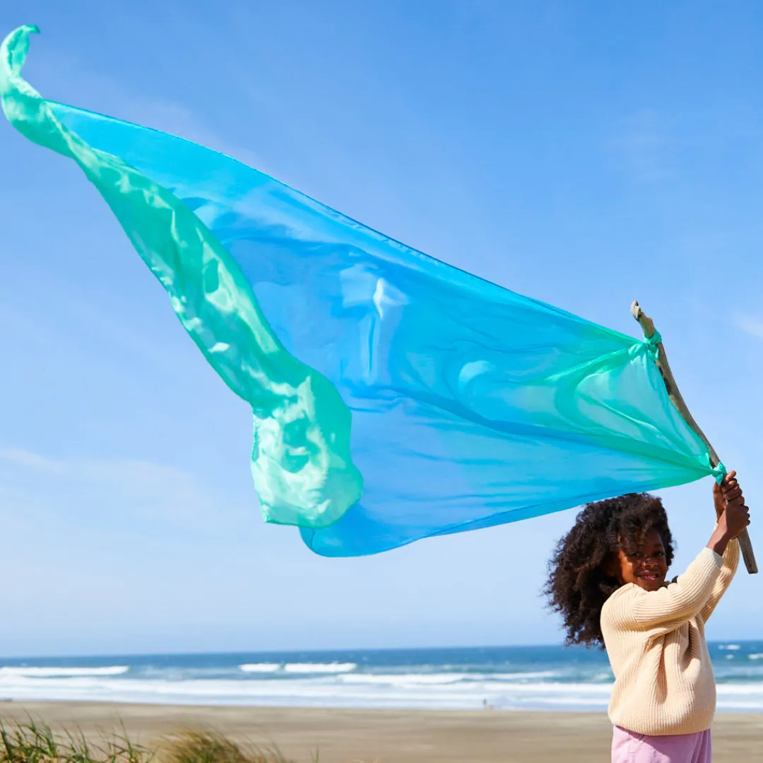 Sarah's Silks Giant Playsilks|Mermaid Party-Giant Sea Playsilk