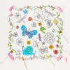Sarah's Silks Coloring Playsilks-Heart Coloring Playsilk & Markers Set