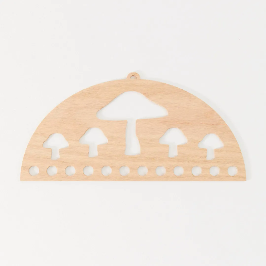 Sarah's Silks Playsilk Displays-Large Mushroom Playsilk Display