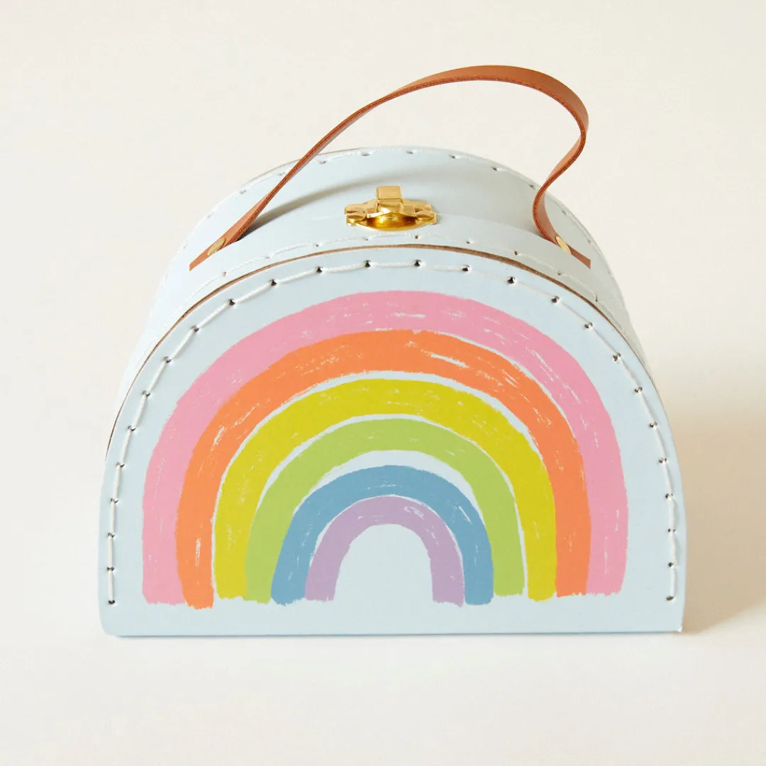 Sarah's Silks Suitcases-Large Rainbow Suitcase