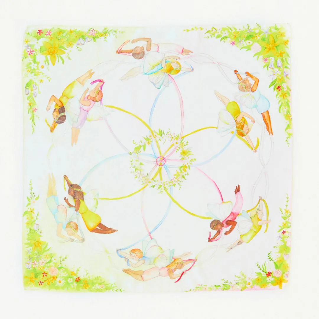 Sarah's Silks Celebration Playsilks-May Day Playsilk