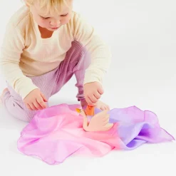 Sarah's Silks Mini Playsilks|Blossom Party-Mini Blossom Playsilk