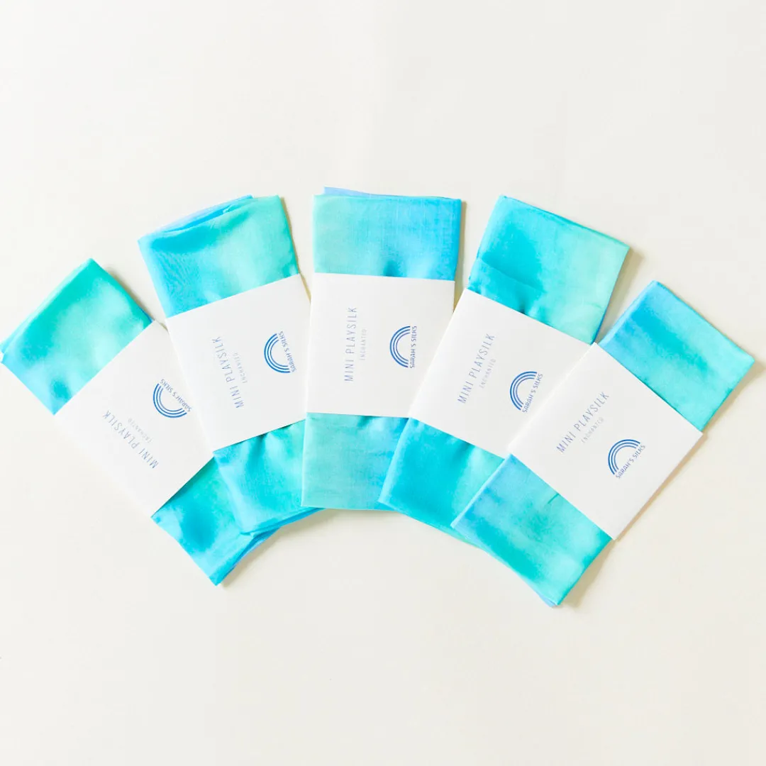 Sarah's Silks Mermaid Party|Party Favors-Mini Sea Playsilk Party Favor Pack