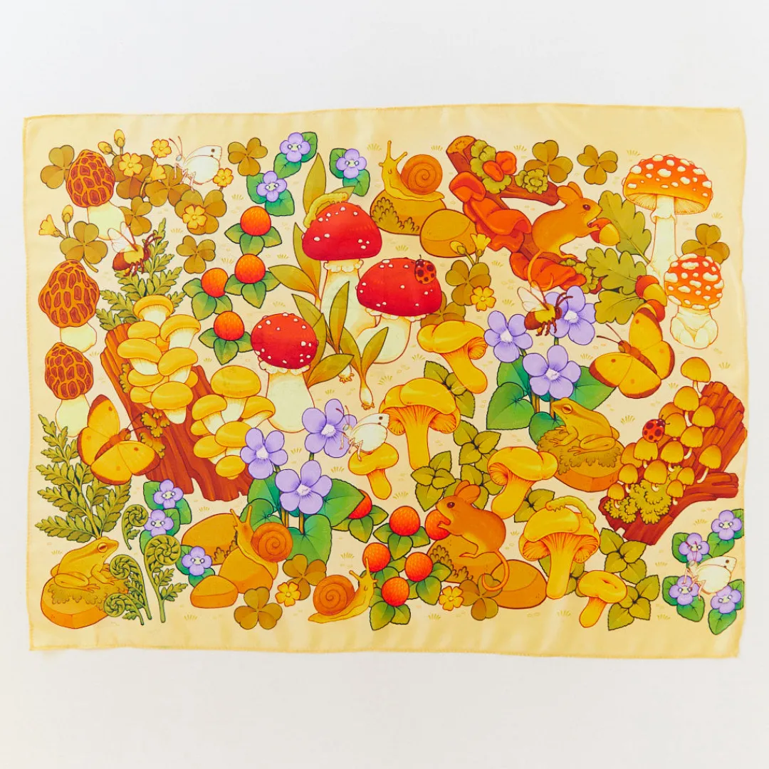 Sarah's Silks Seek & Find Playsilks-Mushroom Seek & Find Playsilk