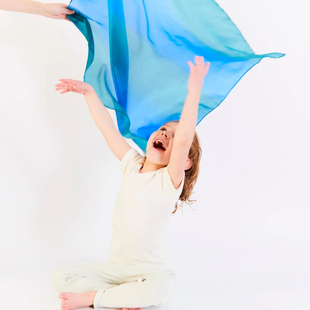 Sarah's Silks Earth Playsilks-Ocean Playsilk