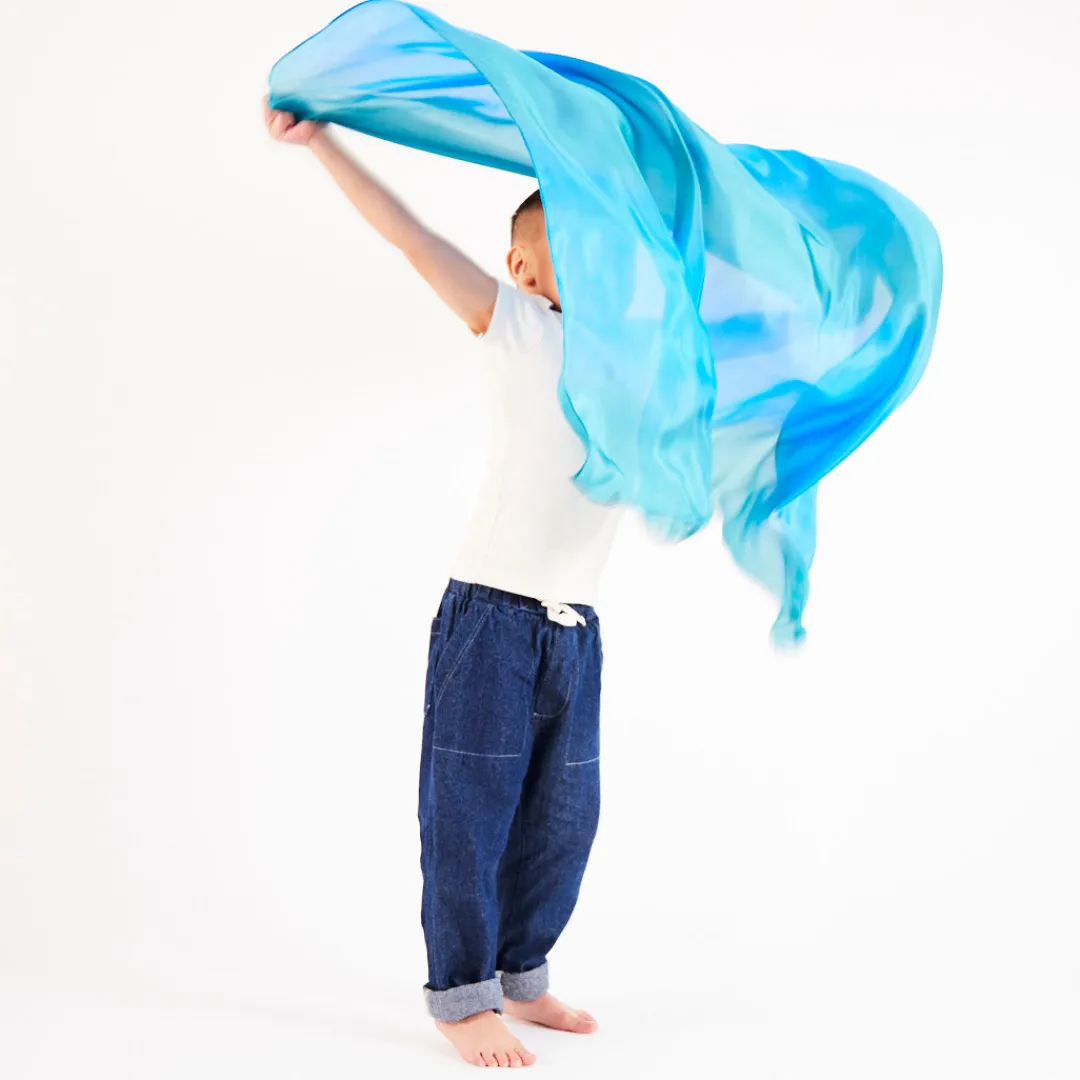 Sarah's Silks Earth Playsilks-Ocean Playsilk
