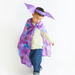 Sarah's Silks Dress-Up Sets-Purple Dinosaur Costume