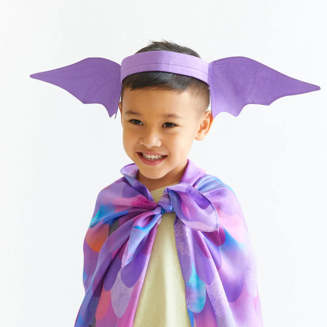 Sarah's Silks Dress-Up Sets-Purple Dinosaur Costume