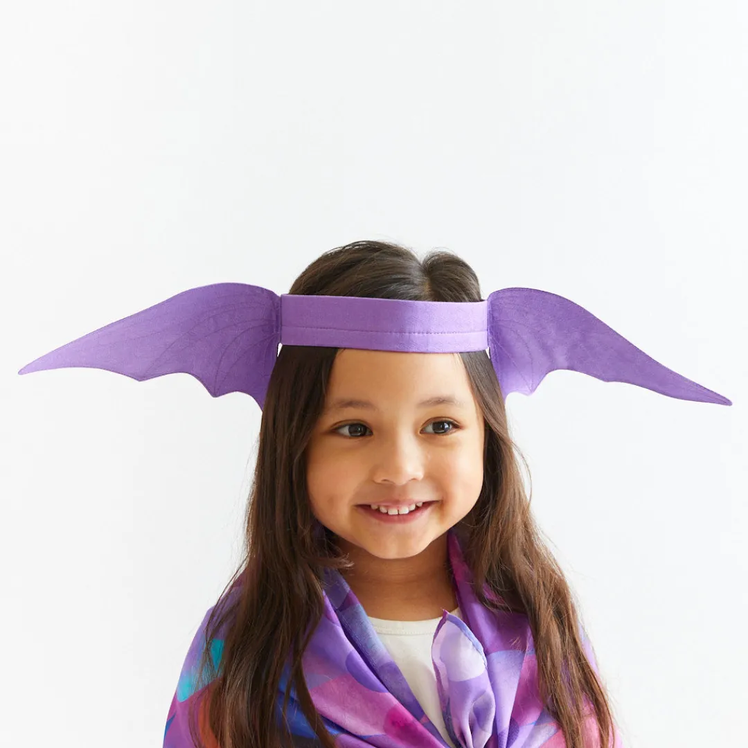 Sarah's Silks Dress-Up Sets-Purple Dinosaur Costume