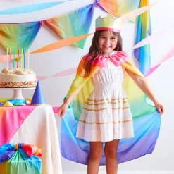 Sarah's Silks Dress-Up Sets|Rainbow Party-Rainbow King/Queen Costume