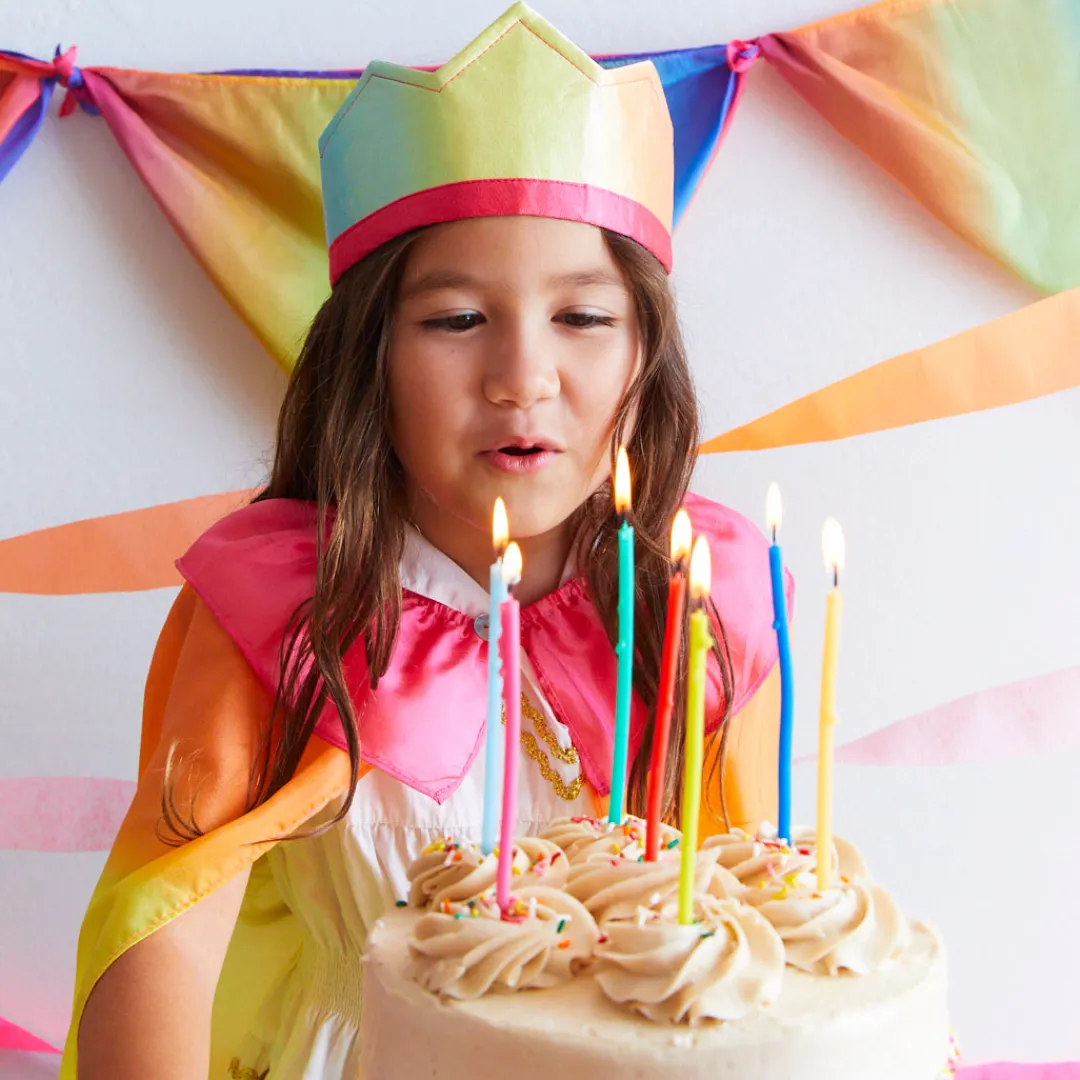 Sarah's Silks Dress-Up Sets|Rainbow Party-Rainbow King/Queen Costume