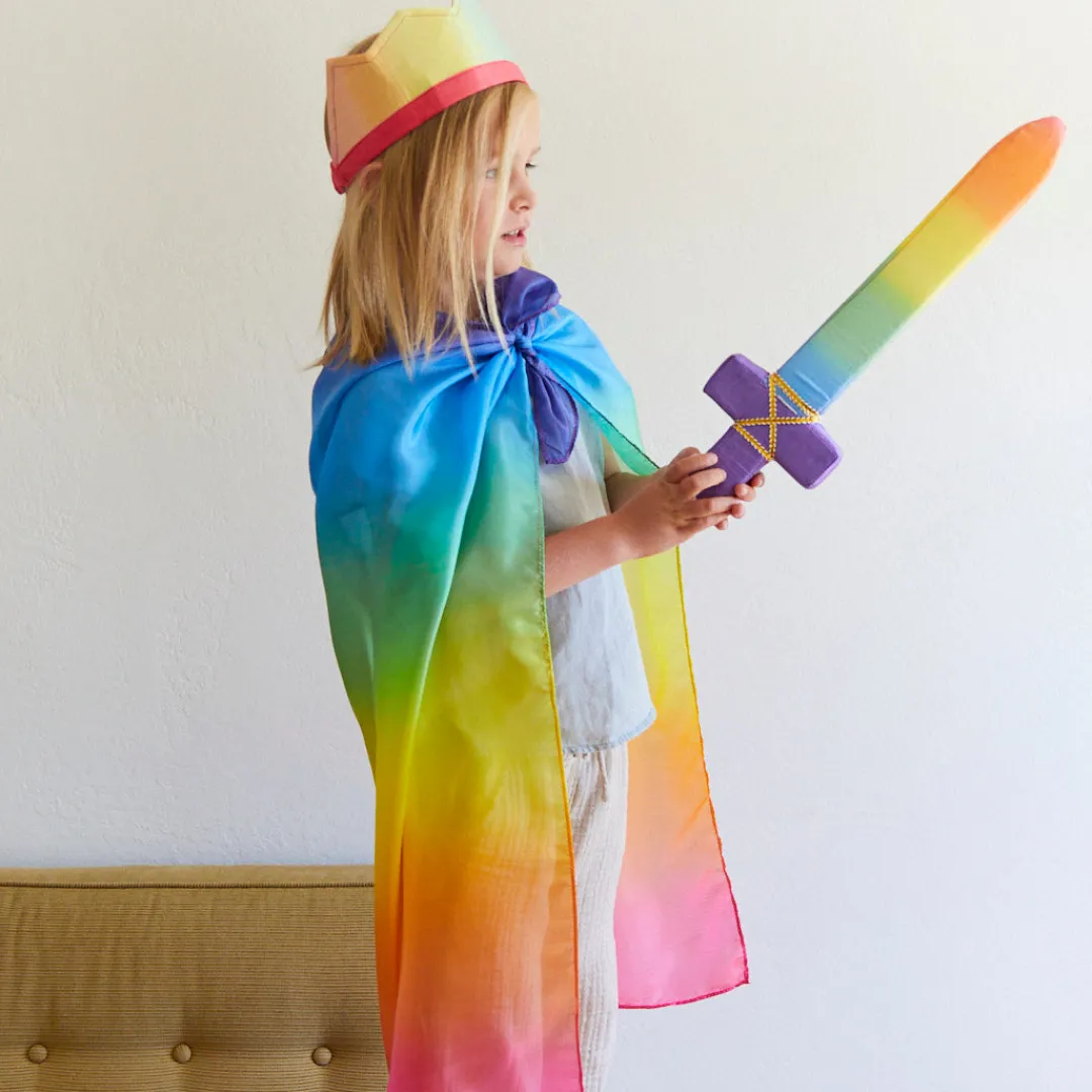 Sarah's Silks Soft Swords & Shields|Rainbow Party-Rainbow Soft Sword