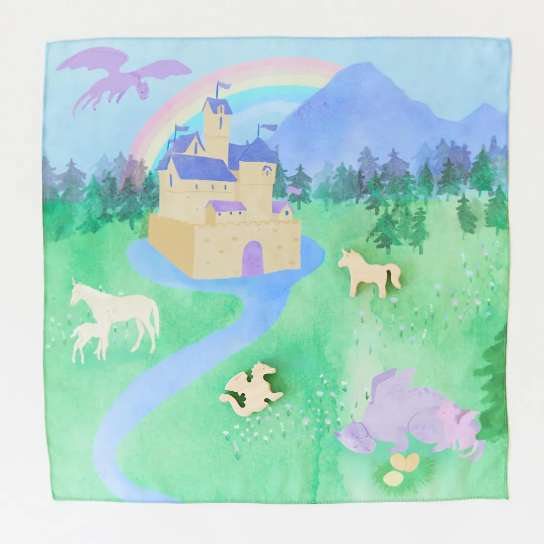 Sarah's Silks Rainbow Unicorn Party-Rainbow Unicorn Playmap
