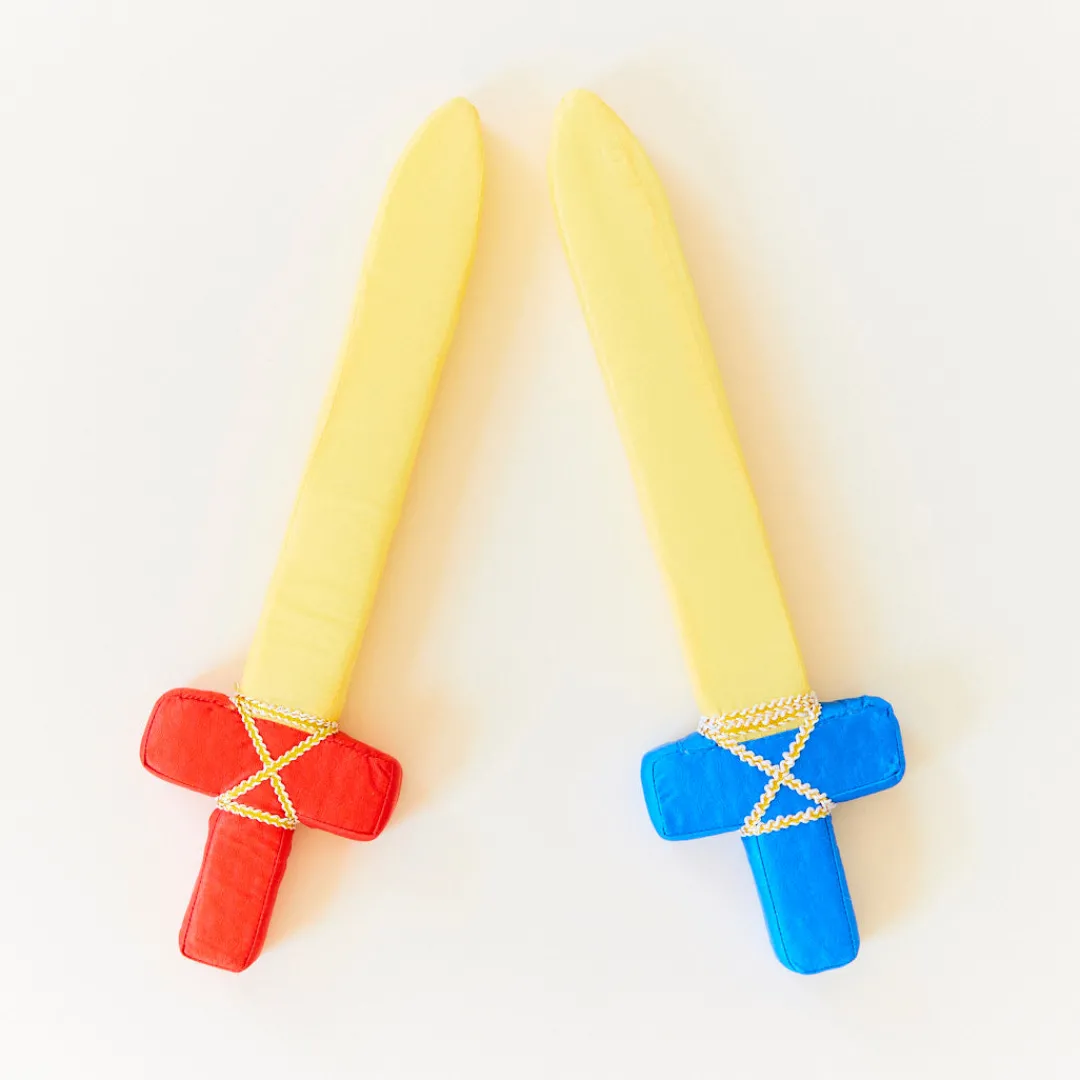 Sarah's Silks Soft Swords & Shields-Red Soft Sword