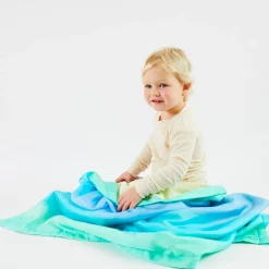 Sarah's Silks Silk Baby Blankets-Sea Silk Baby Blanket