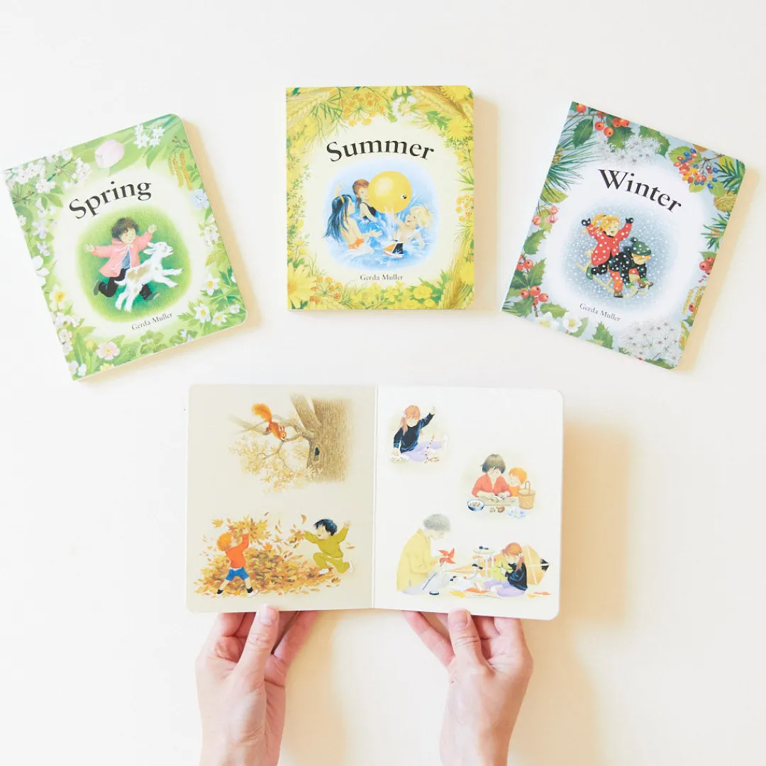 Sarah's Silks Nature Table Displays-Set Of 4 Seasonal Nature Table Books By Gerda Muller